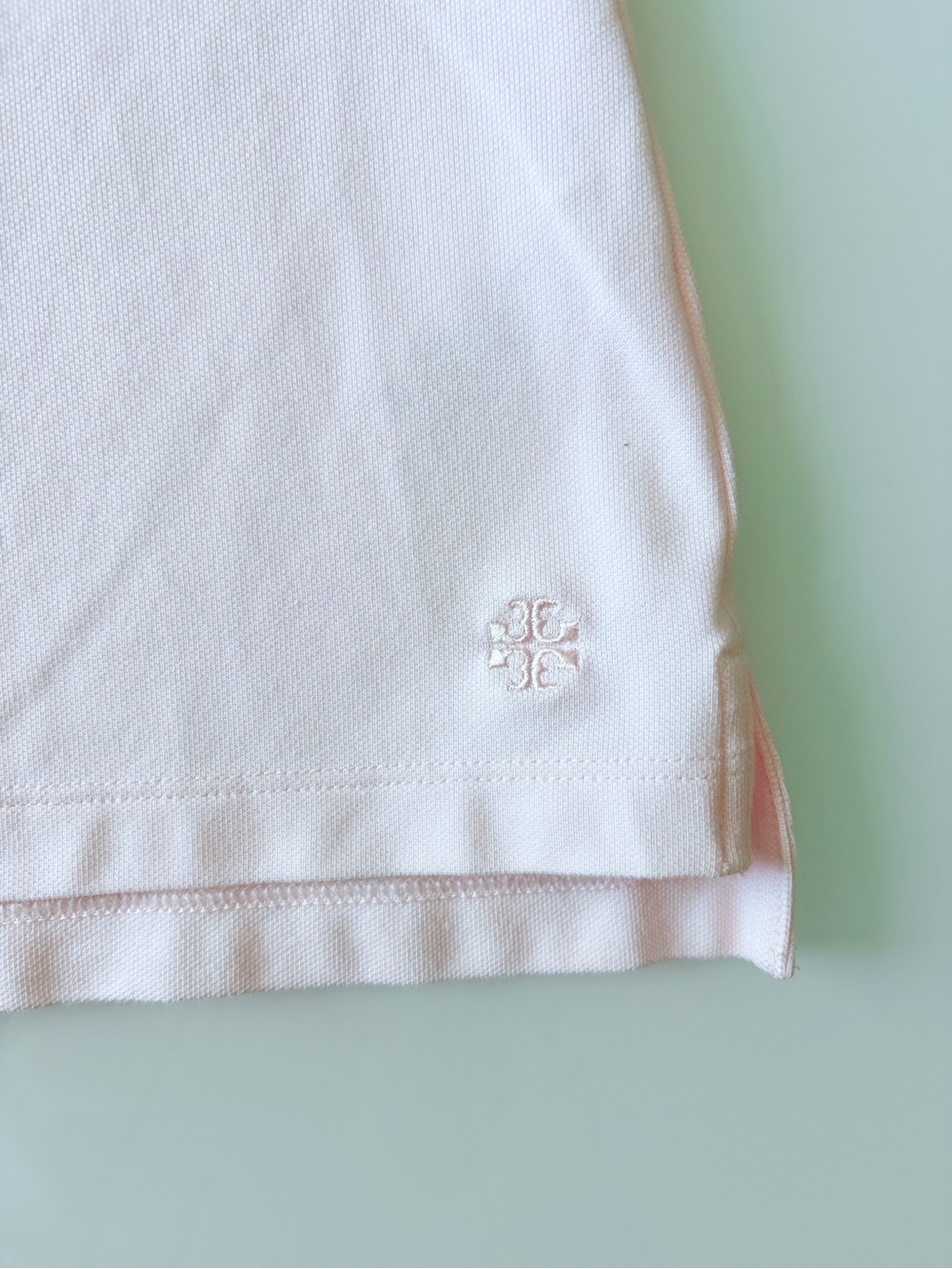 Tory Sport Pink Polo with Red Heart Accent Sz XS - Picture 6 of 9